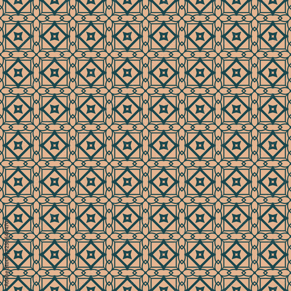 Vector Seamless Geometric Patterns In Pastel Colors. Endless Texture Can Be Used For Paper Or Scrapbooking. Brown green color