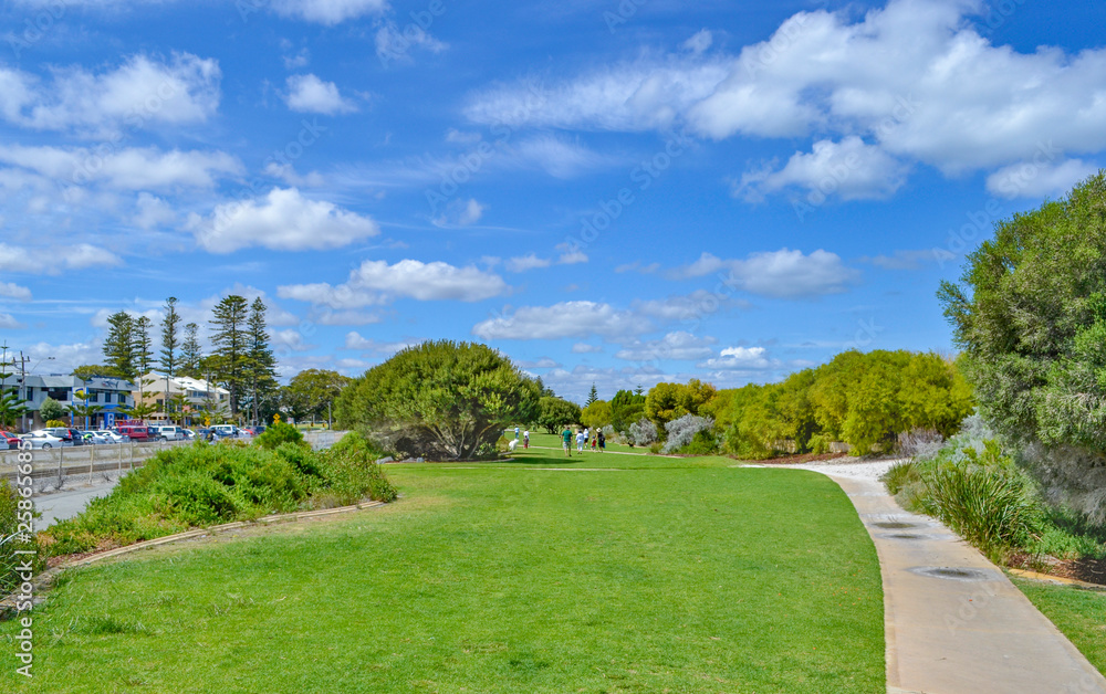 stanning view of Freemantle park in Perth region Western Australia