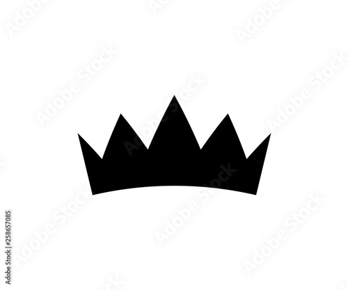 the icon of the crown. raster illustration