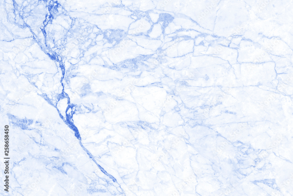 Obraz premium Blue marble with beautiful patterns used for design and background