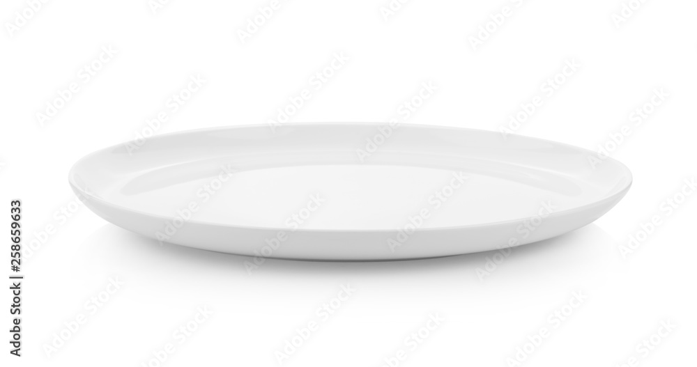plate on white background plate on white background