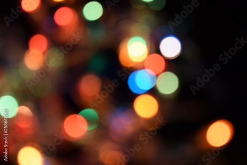 Bokeh light abstract background. Varicoloureds patches of light for background