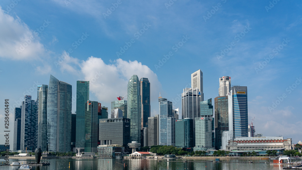 Obraz premium Panoramę Singapuru
