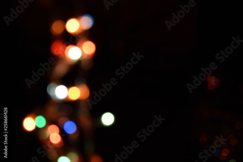 Bokeh light abstract background. Varicoloureds patches of light for background © Studio Photo AI