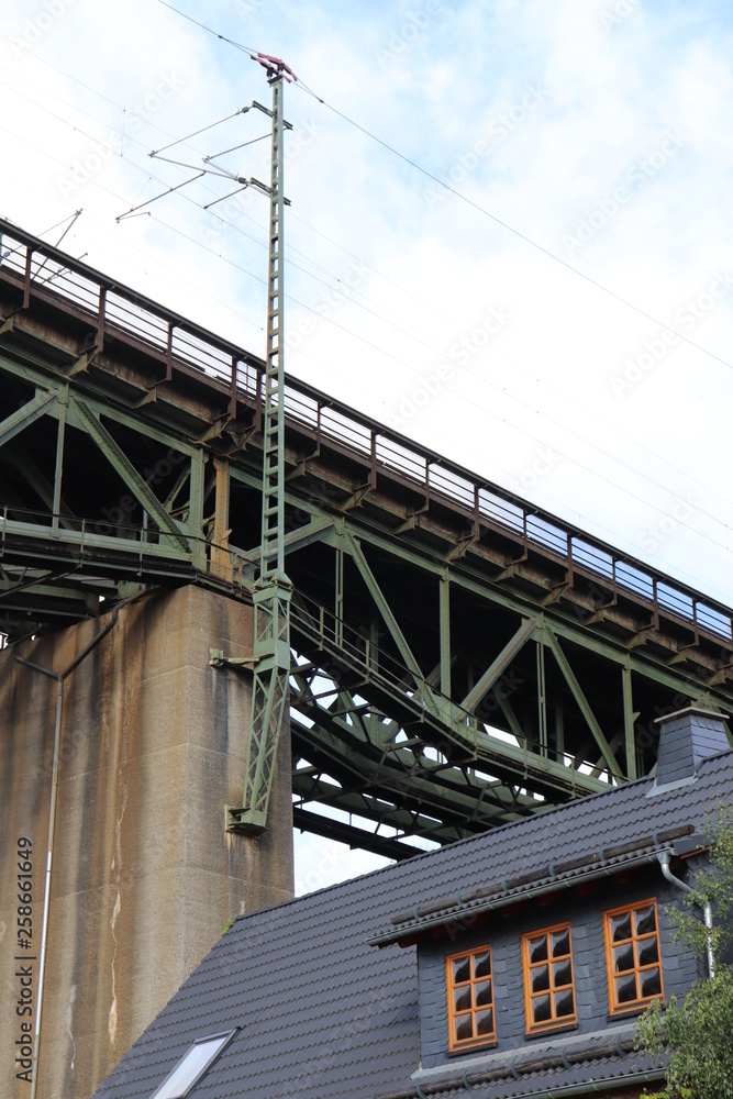 Eisenbahnbrücke Lugwigsstadt Franken Eisenbahnbrücke Lugwigsstadt Franken