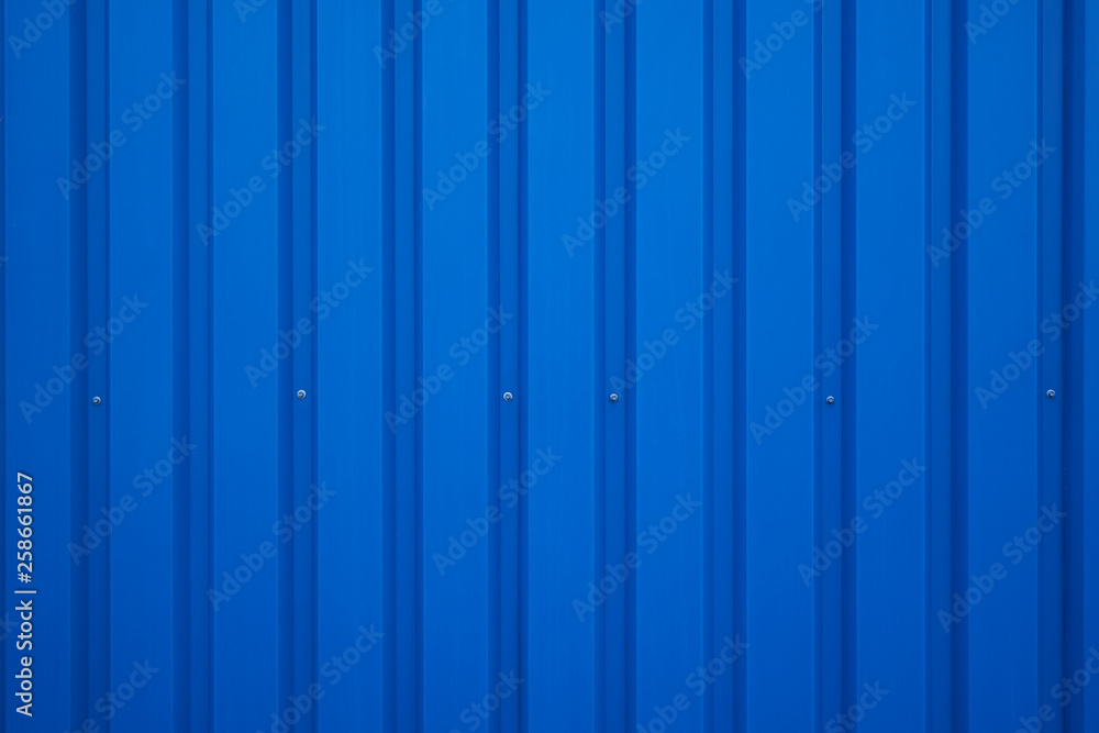 Horizontal format blue steel wall Horizontal format blue steel wall