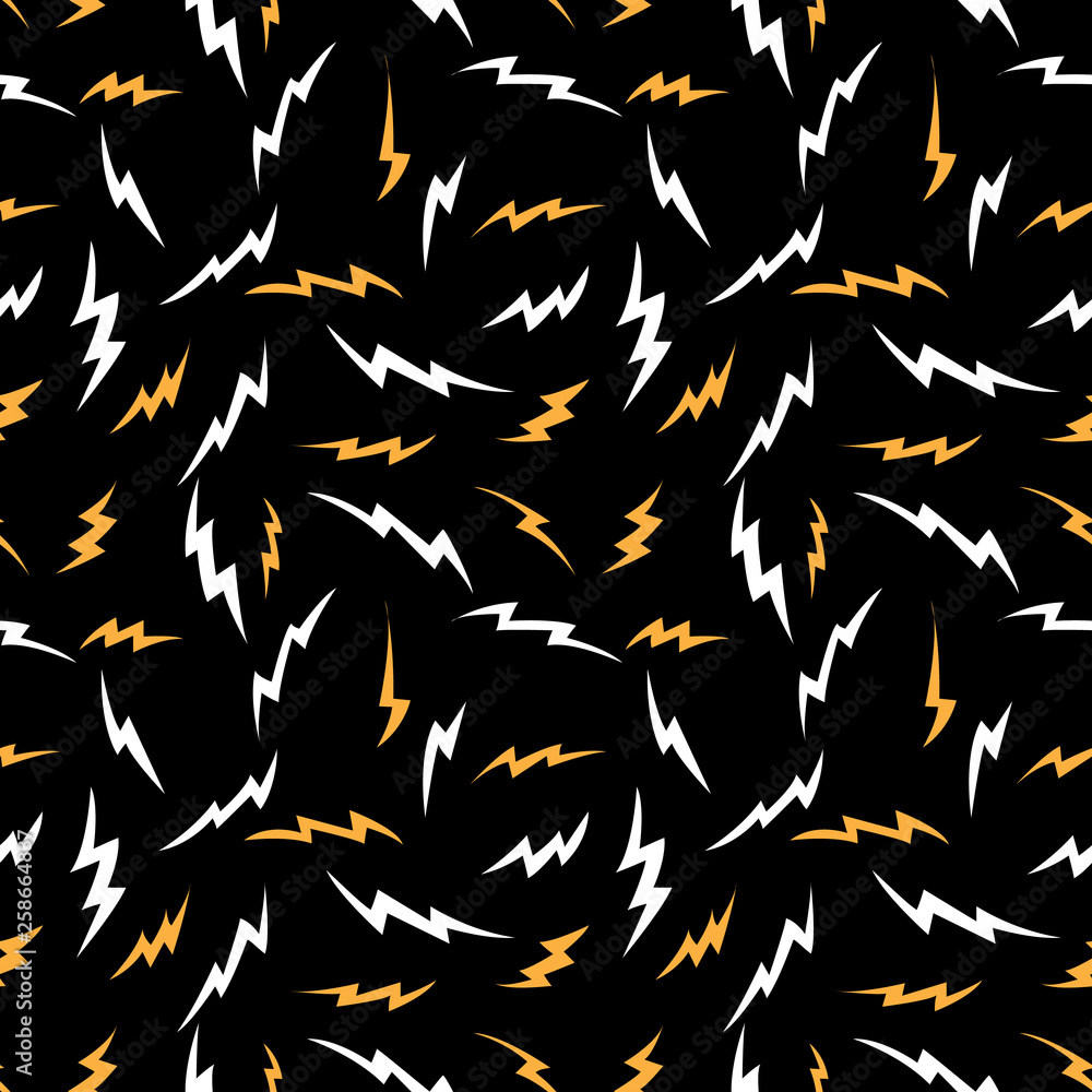 Abstract background with decorate zigzags.