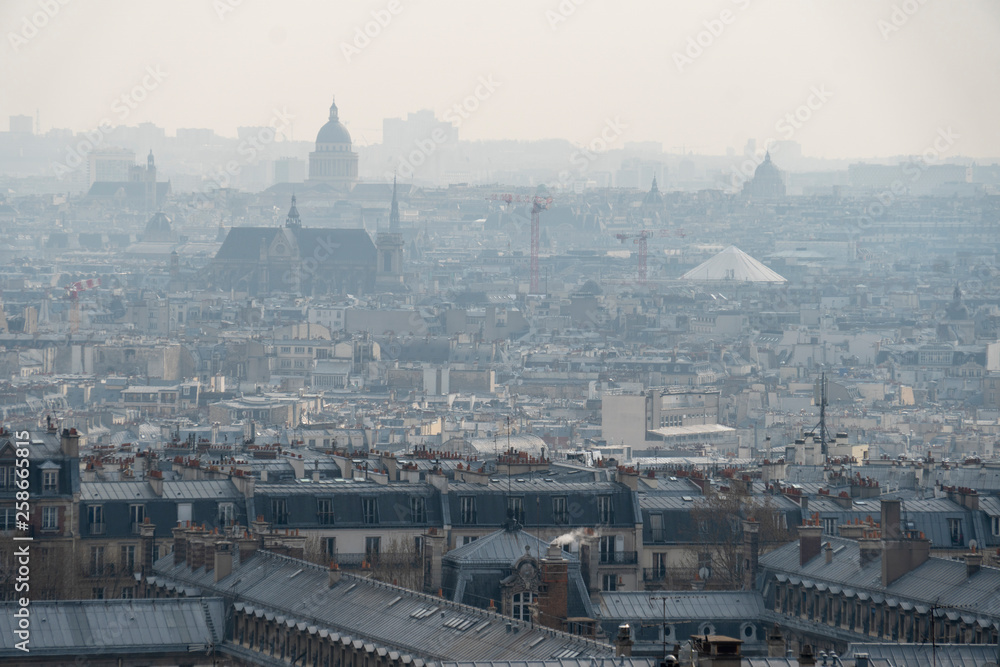 Aussicht vom Montmartre über Paris
