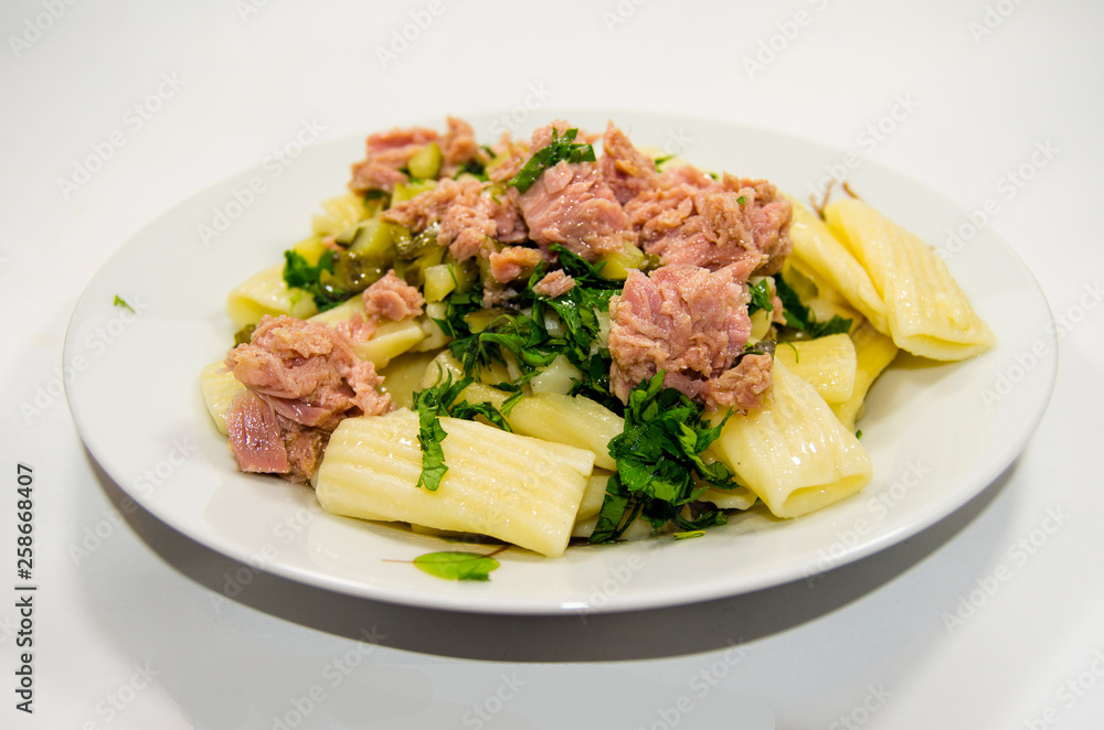 pasta and tuna