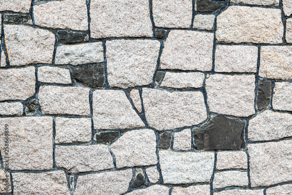 Stone brick wall background, Grunge texture. 