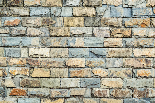 Stone brick wall background  Grunge texture. 