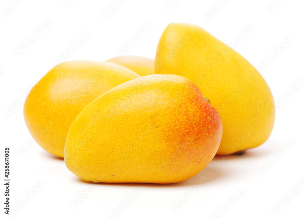 Mango on white background Mango on white background