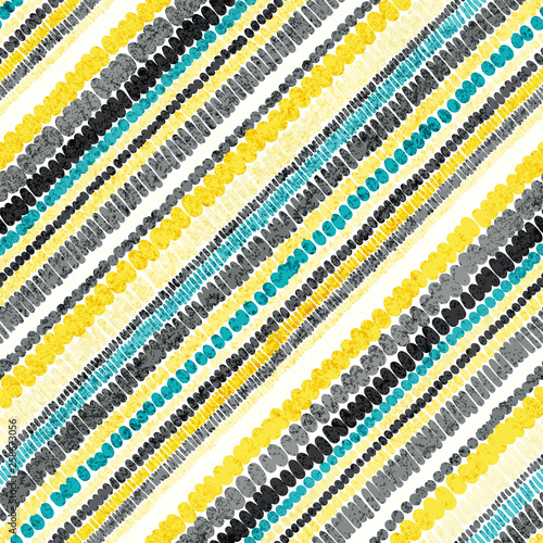 Seamless pattern hand-drawn in doodle style. Horizontal stripes with a grunge texture. Vintage vector illustration.