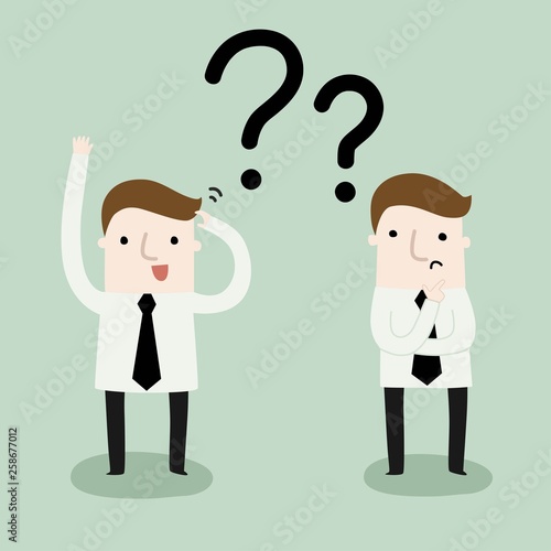 Businessman has a question