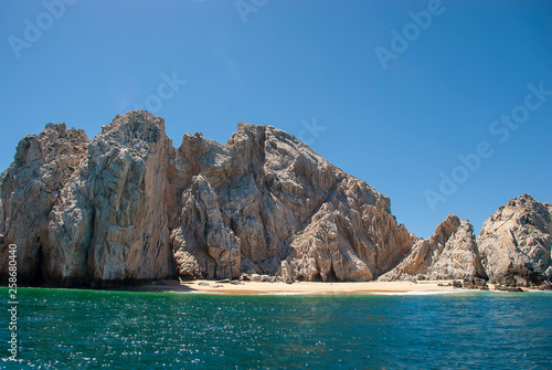 The cliffs at Lands End in Cabo San Lucas at the tip of the Baja California in Mexico