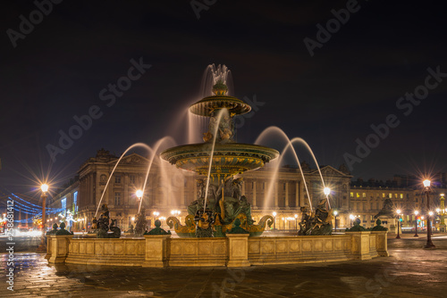 Fontaine Place de la Concorde in Paris France