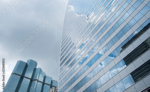 buildings and blue skty photo