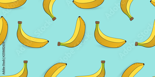 seamless pattern of banana