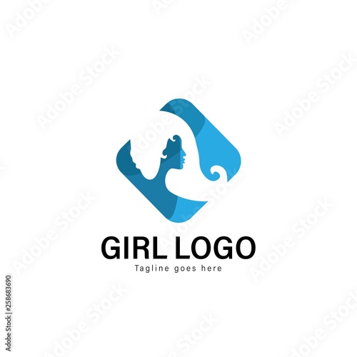 Fototapeta Naklejka Na Ścianę i Meble -  Beauty logo template design. Beauty logo with modern frame vector design