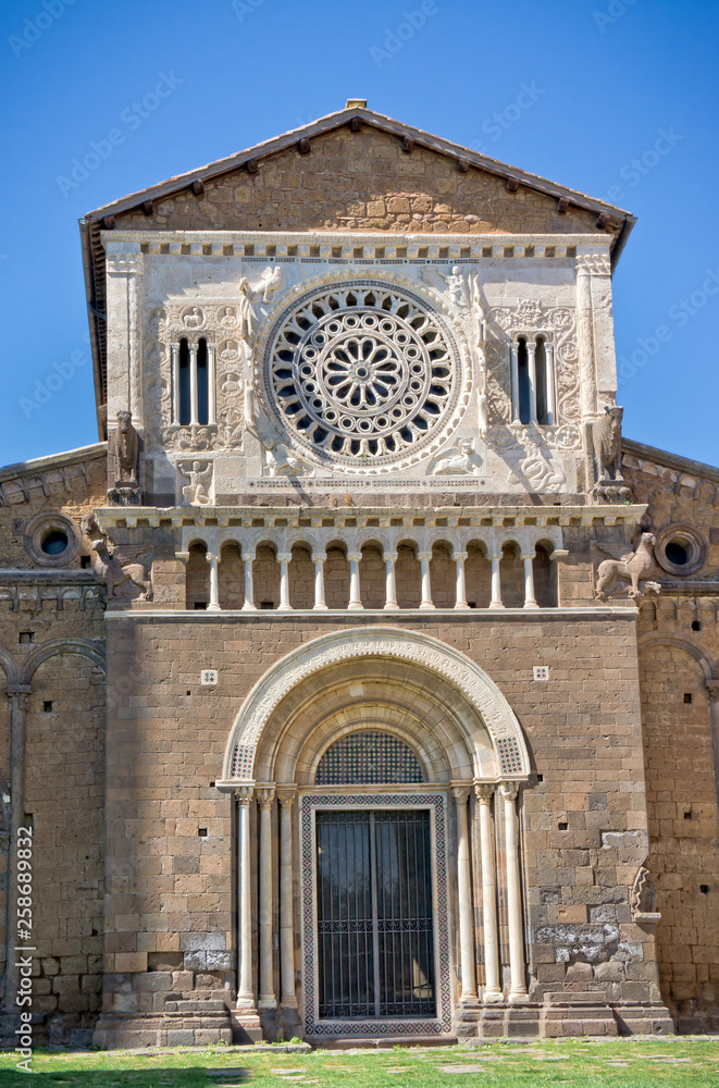 San Pietro church - Tuscania - Viterbo Italy San Pietro church - Tuscania - Viterbo Italy