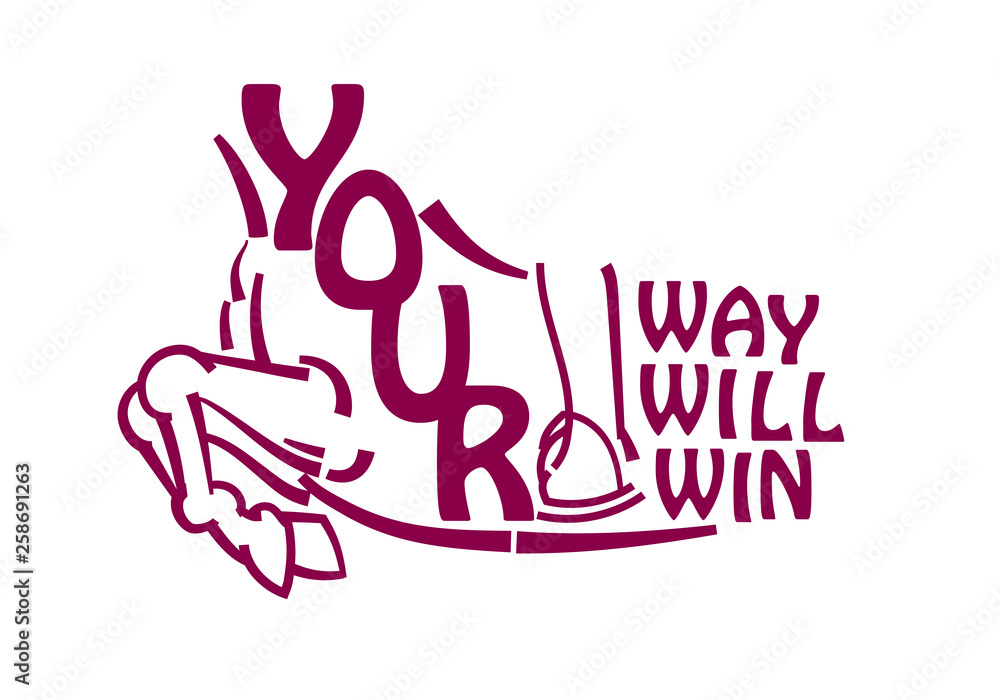 Horse Jumping With Horse Rider On White Background With Wording Of Epigram In Shape Of Horse Stock Vector Adobe Stock