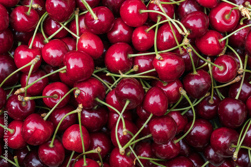 Red Cherry Background