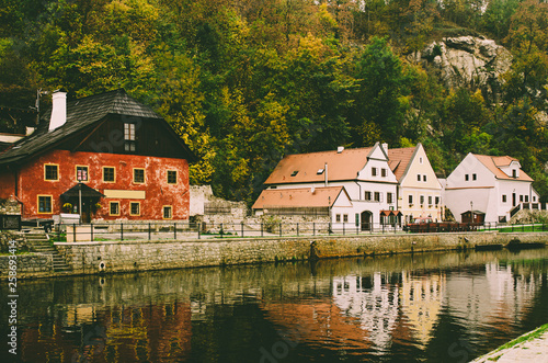 Cesky Krumlov town