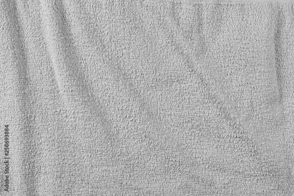 Crumpled white fabric cotton texture and background Crumpled white fabric cotton texture and background