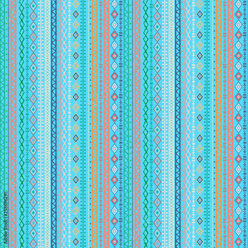 Ethnic boho, aztec seamless pattern