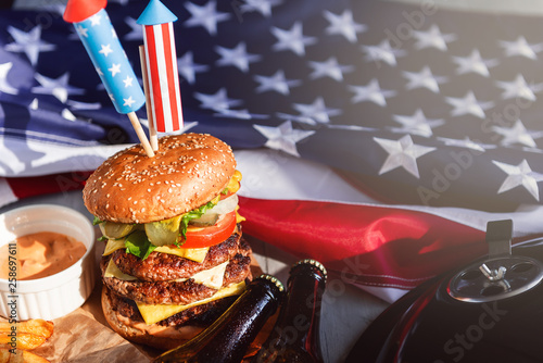 burgers and beer to celebrate independence day america 4th of july