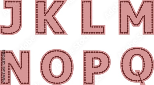 Embroidered Thread Font 