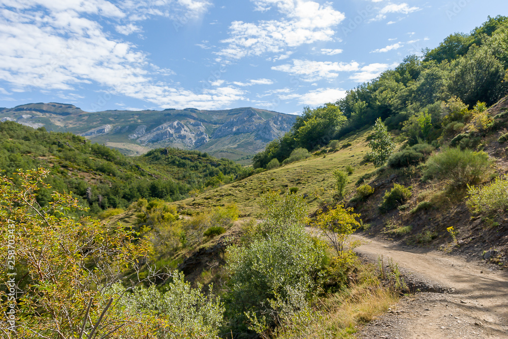 Beautiful views of the mountain of Palencia. Fuentes de Carrionas natural park. Spain Beautiful views of the mountain of Palencia. Fuentes de Carrionas natural park. Spain