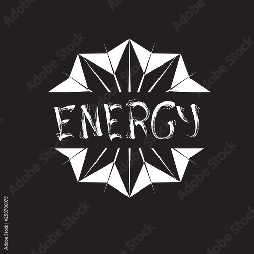 sign for lettering shirt energy