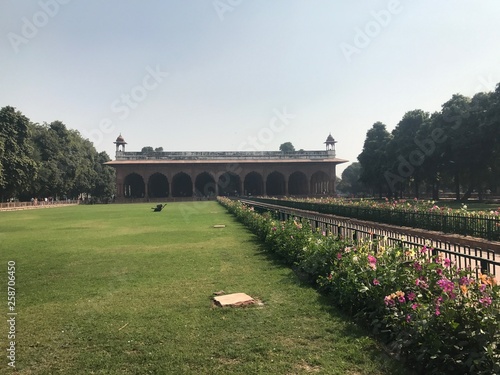 Building inside Red Fort in Delhi, India