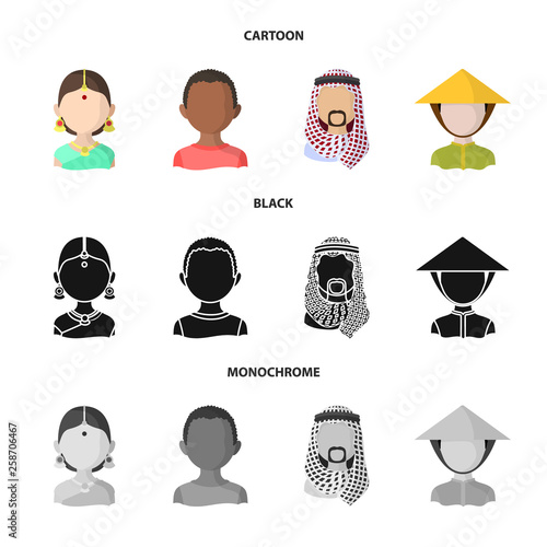 Isolated object of imitator and resident icon. Collection of imitator and culture vector icon for stock.