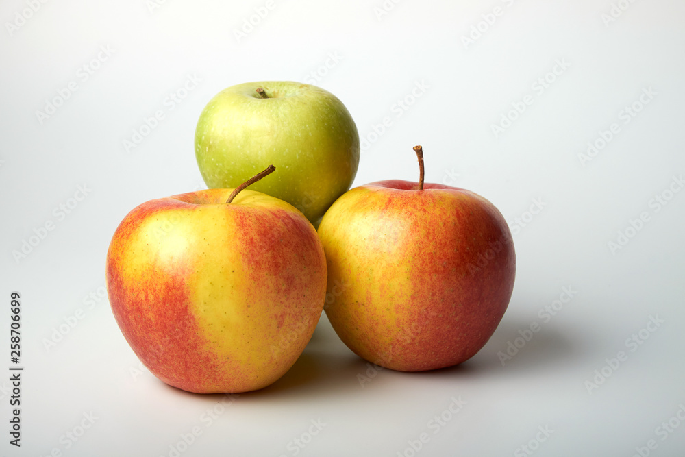 Apple on white background Apple on white background