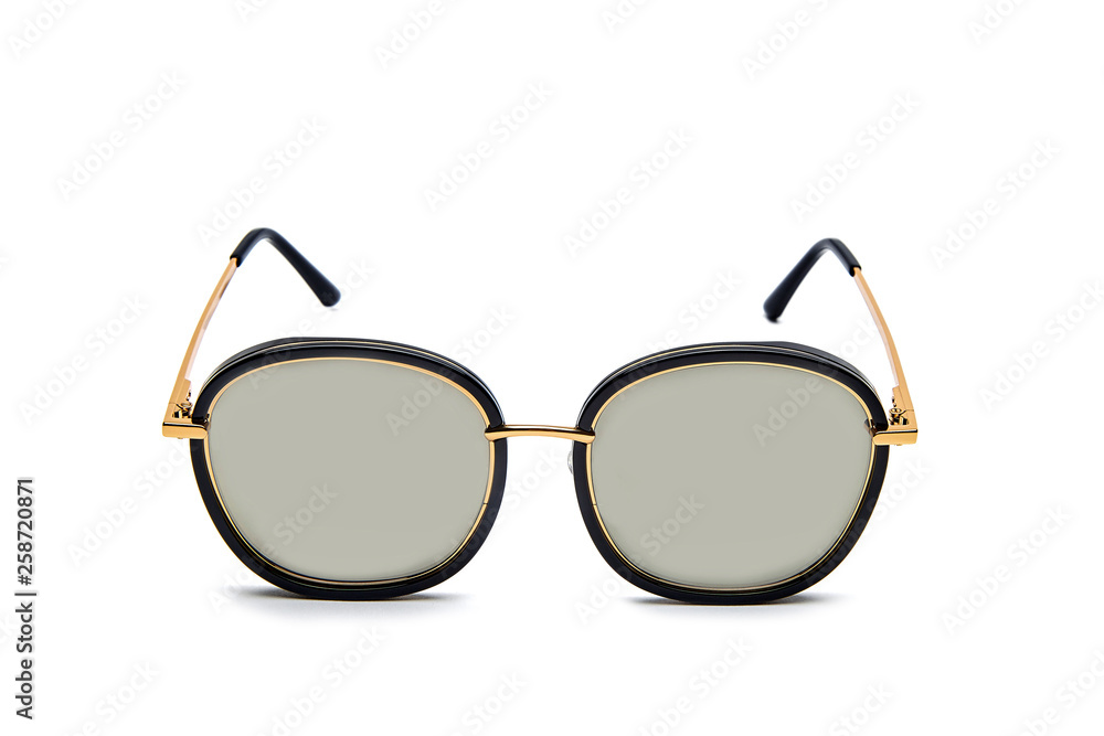 Glasses still life white background Glasses still life white background