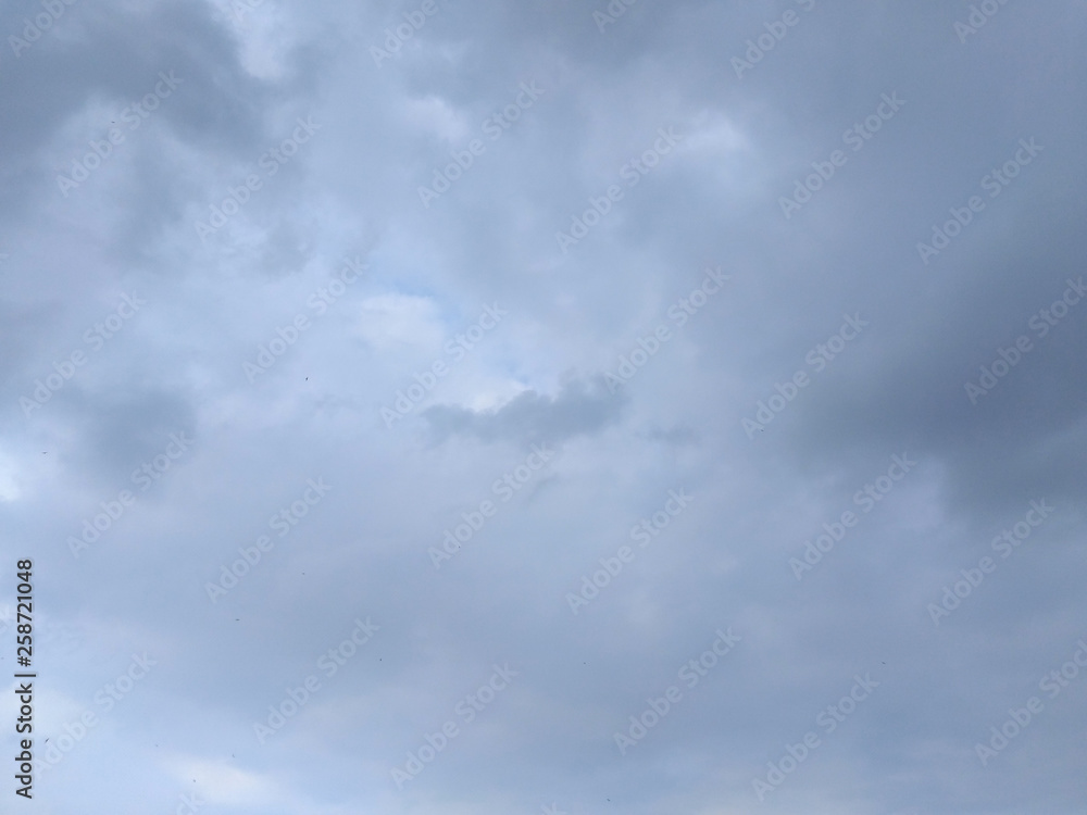 White soft cloud texture on blue sky background White soft cloud texture on blue sky background