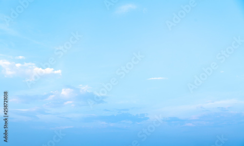beautiful blue sky with white clouds background, Nature background