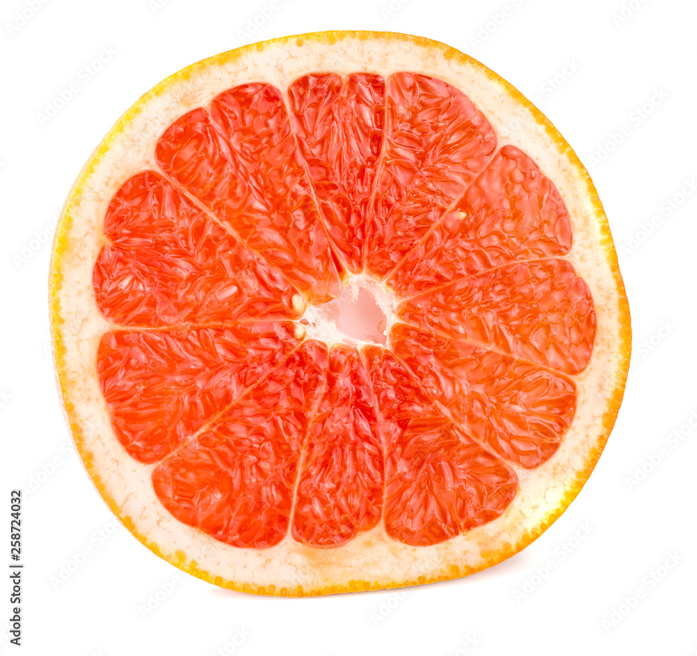 Fresh grapefruit isolated on white background Fresh grapefruit isolated on white background