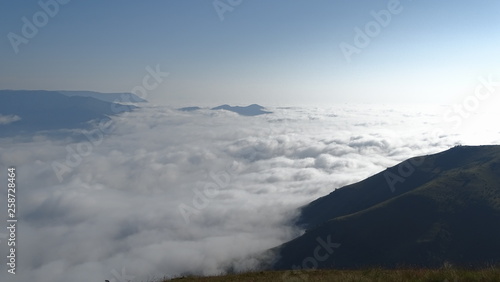 Above the sea of clouds