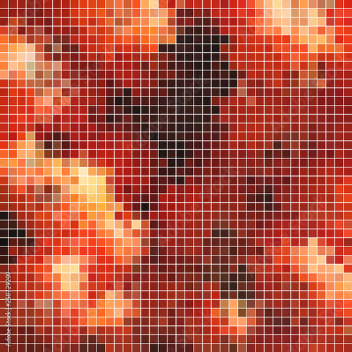 abstract vector square pixel mosaic background