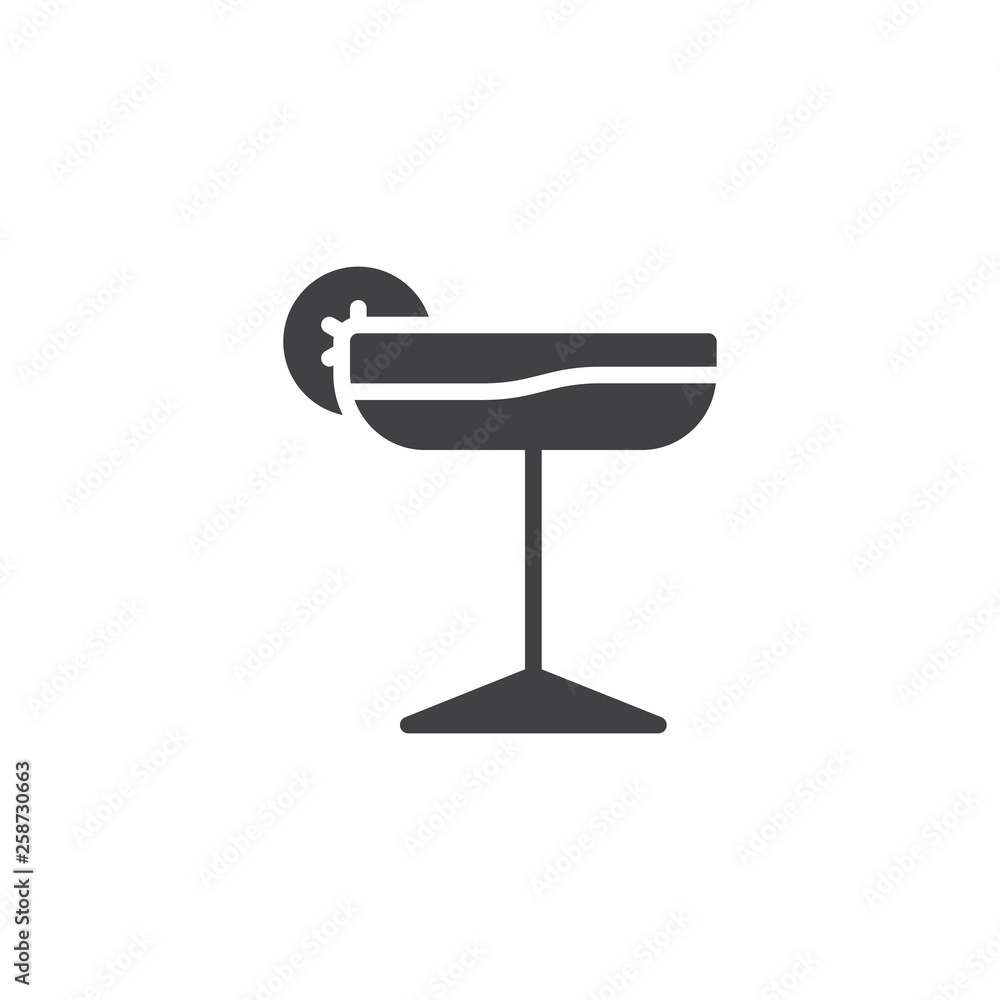 Summer cocktail glass with lemon slice vector icon. filled flat sign for mobile concept and web design. Fresh cocktail glass glyph icon. Symbol, logo illustration. Pixel perfect vector graphics Summer cocktail glass with lemon slice vector icon. filled flat sign for mobile concept and web design. Fresh cocktail glass glyph icon. Symbol, logo illustration. Pixel perfect vector graphics
