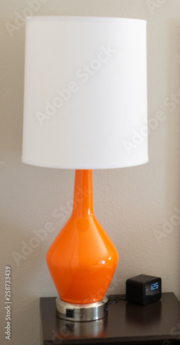 Close up of lamp at hotel