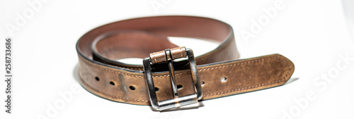 Worn Belt from straight on view