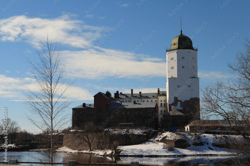 Medieval castle, Vyborg town