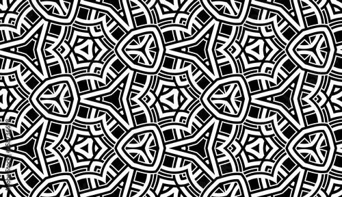 Seamless pattern of white and black shades
