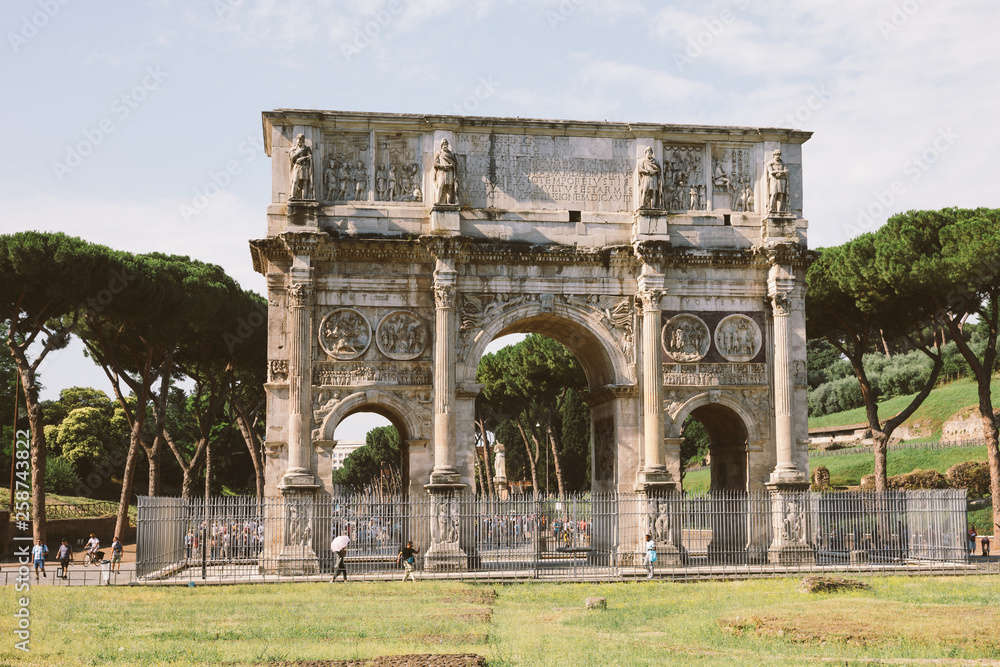 Triumphal Arch of Constantine in Rome Triumphal Arch of Constantine in Rome