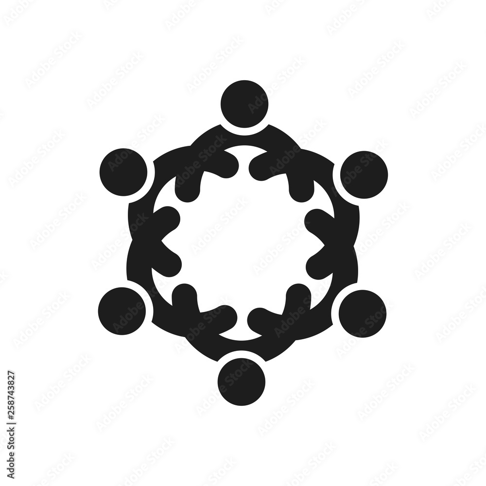 People logo. team icon. partner symbol. Vector eps 08. People logo. team icon. partner symbol. Vector eps 08.