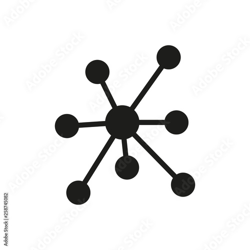 Connection icon. Vector illustration. Flat design.  photo